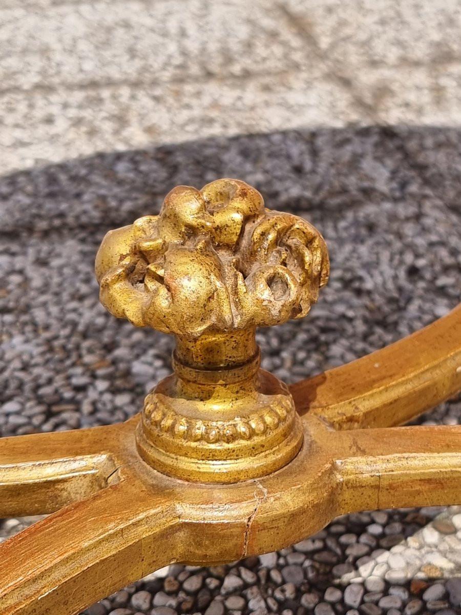 European Tavolino francese in legno dorato, stile Luigi XVI, fine Ottocento in vendita