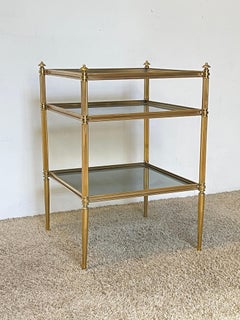 Hollywood Regency Italian brass coffee table from the 1970s