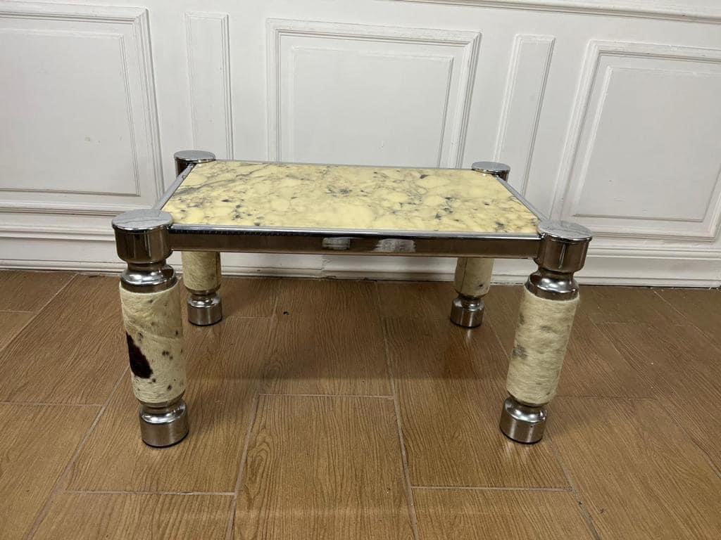 Alabaster coffee table 1970s For Sale 3