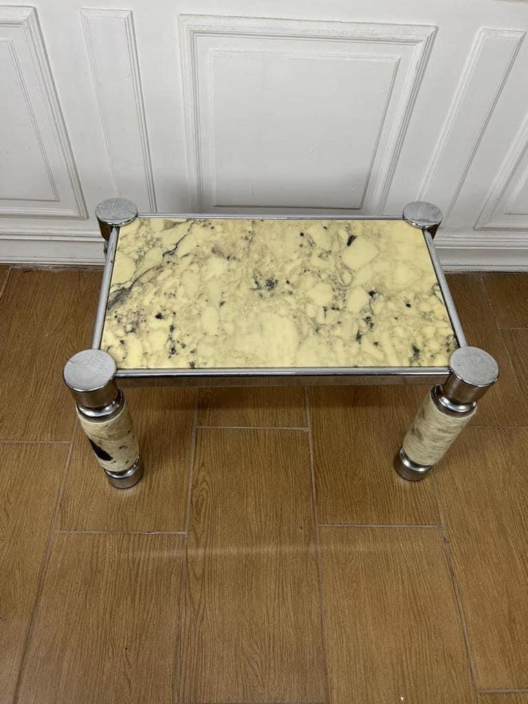 Italian Alabaster coffee table 1970s For Sale