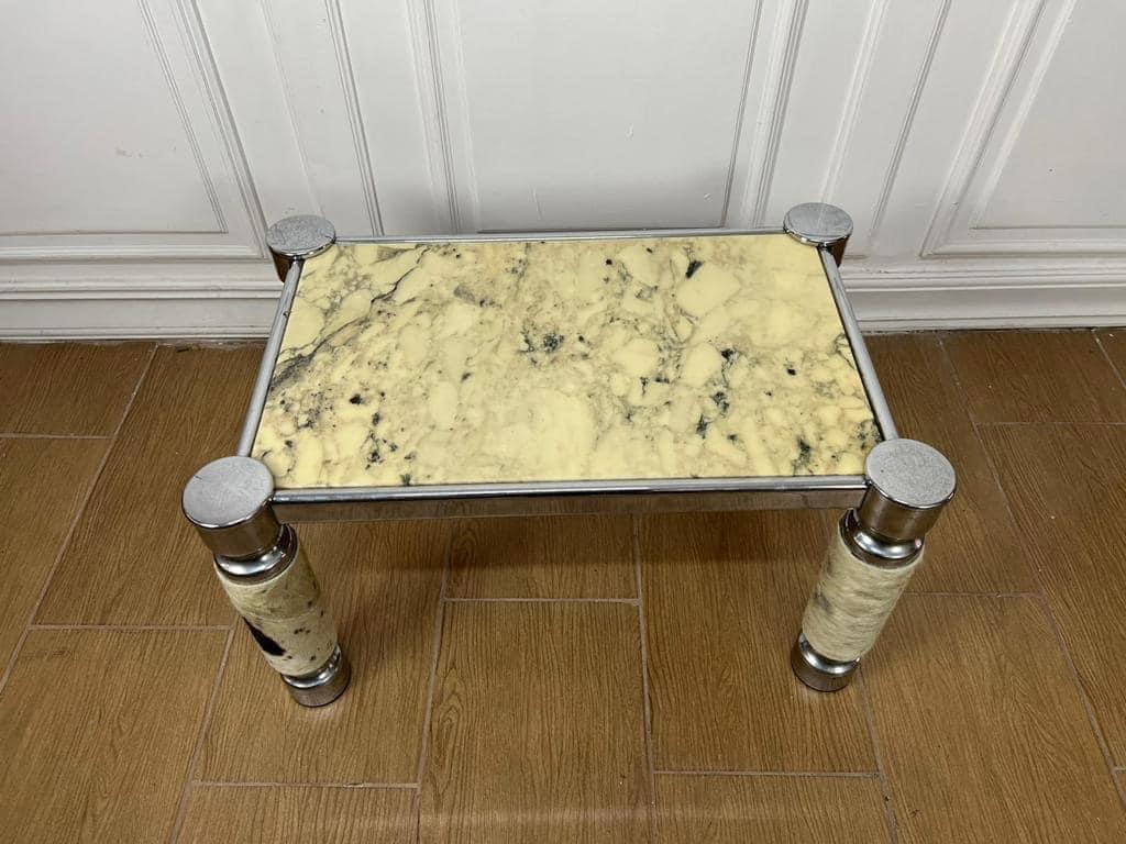 Alabaster coffee table 1970s For Sale 2