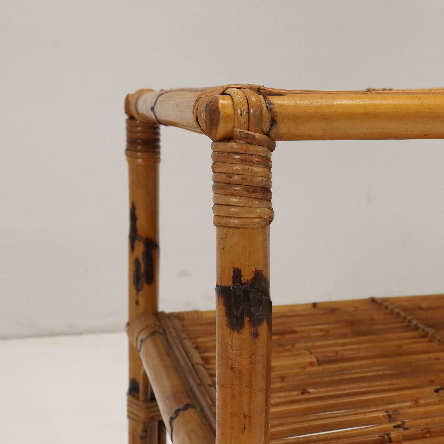 Mid-Century Modern Tavolino in Bambù Anni 50-60