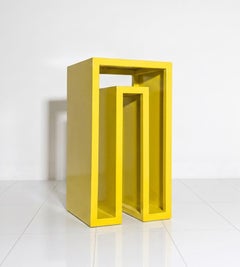 Table basse en fer Lust conçue et produite par Dario Nasuti