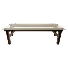 Wood and glass coffee table by Ico Parisi, model 751, for Cassina - 1962, Italy