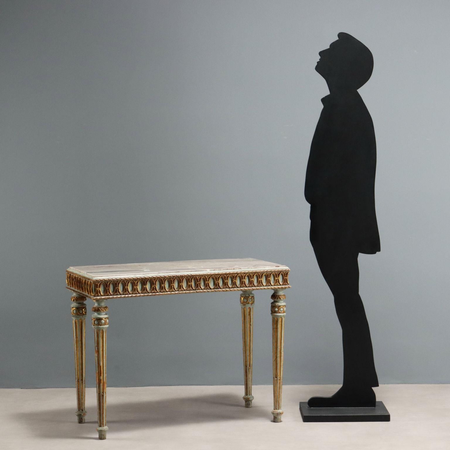 Neoclassical Revival Coffee Table in Neclassical Style Italy Early 20th Century For Sale