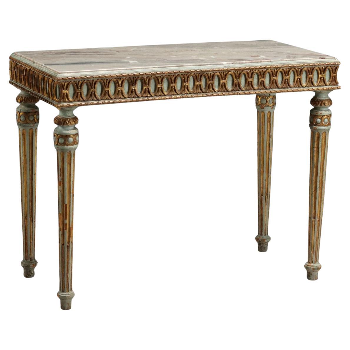 Coffee Table in Neclassical Style Italy Early 20th Century For Sale