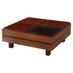 Tavolino in teak Anni 60 Carlo Hanuer per Forma