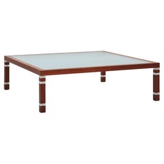 Malifax Couchtisch aus Glas und Holz, 1990er Jahre, Italien