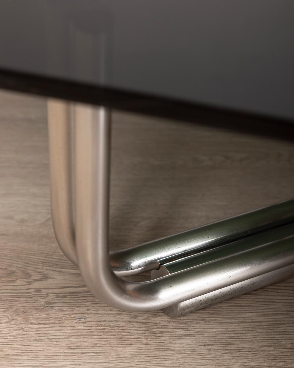 Vintage 1960s glass coffee table mod. 784 design G.Frattini for Cassina 3
