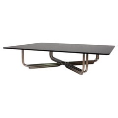 Tavolino in vetro vintage anni 60 mod. 784 design G.Frattini per Cassina