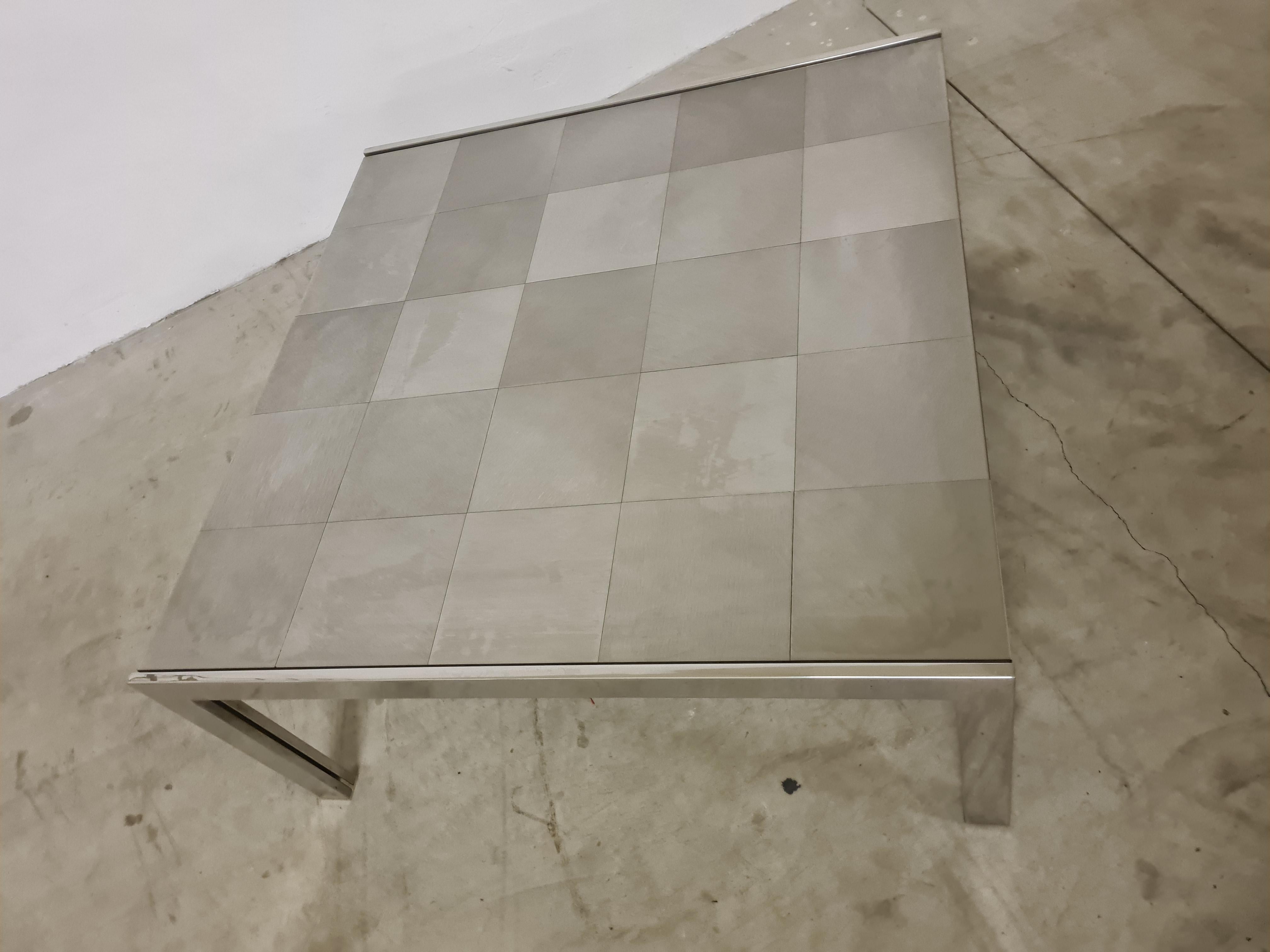 Acciaio Tavolino Luar di Ross Littell per ICF De Padova in vendita
