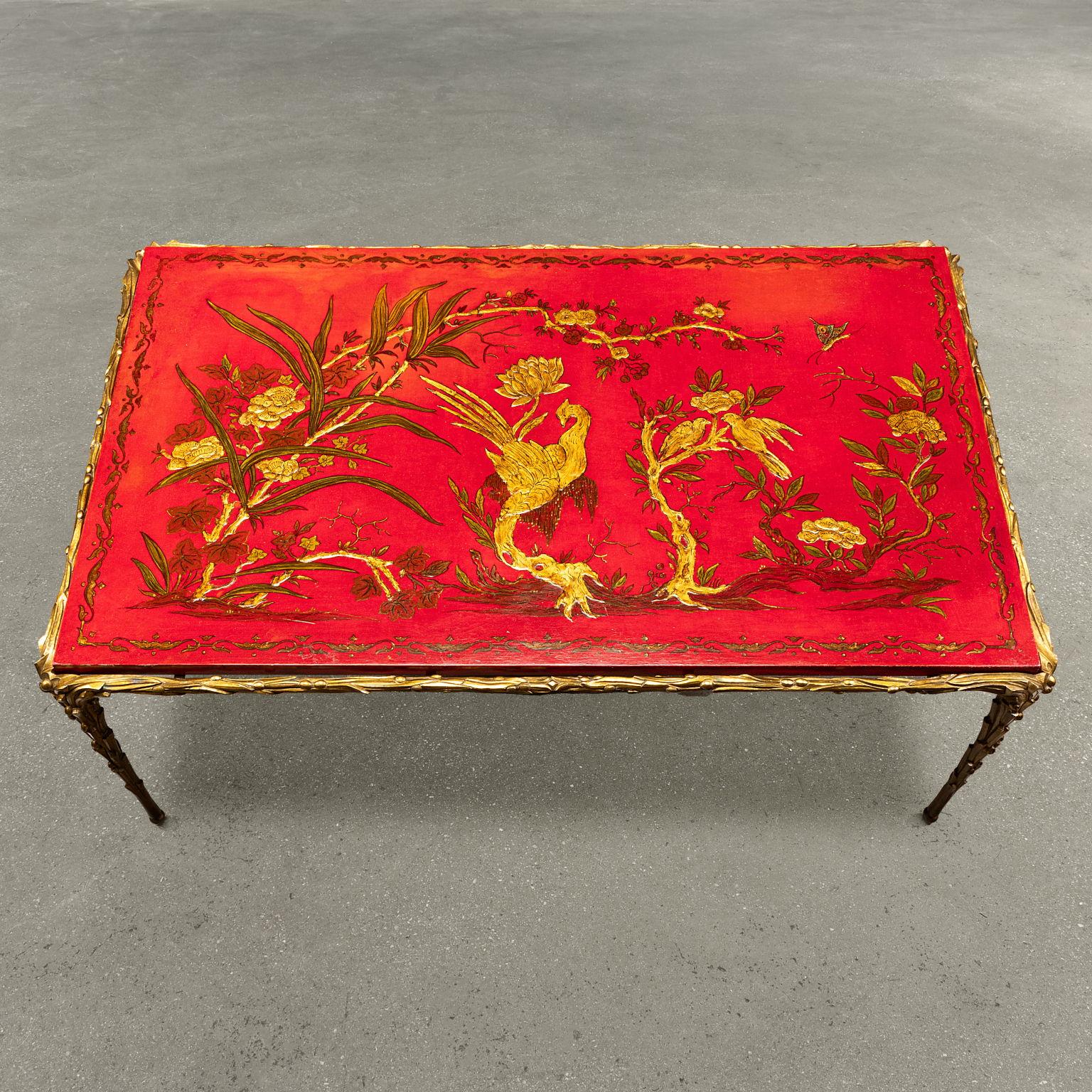 Mid-Century Modern Table basse de la Maison Baguès, attribuée à. Paris, 1960 en vente