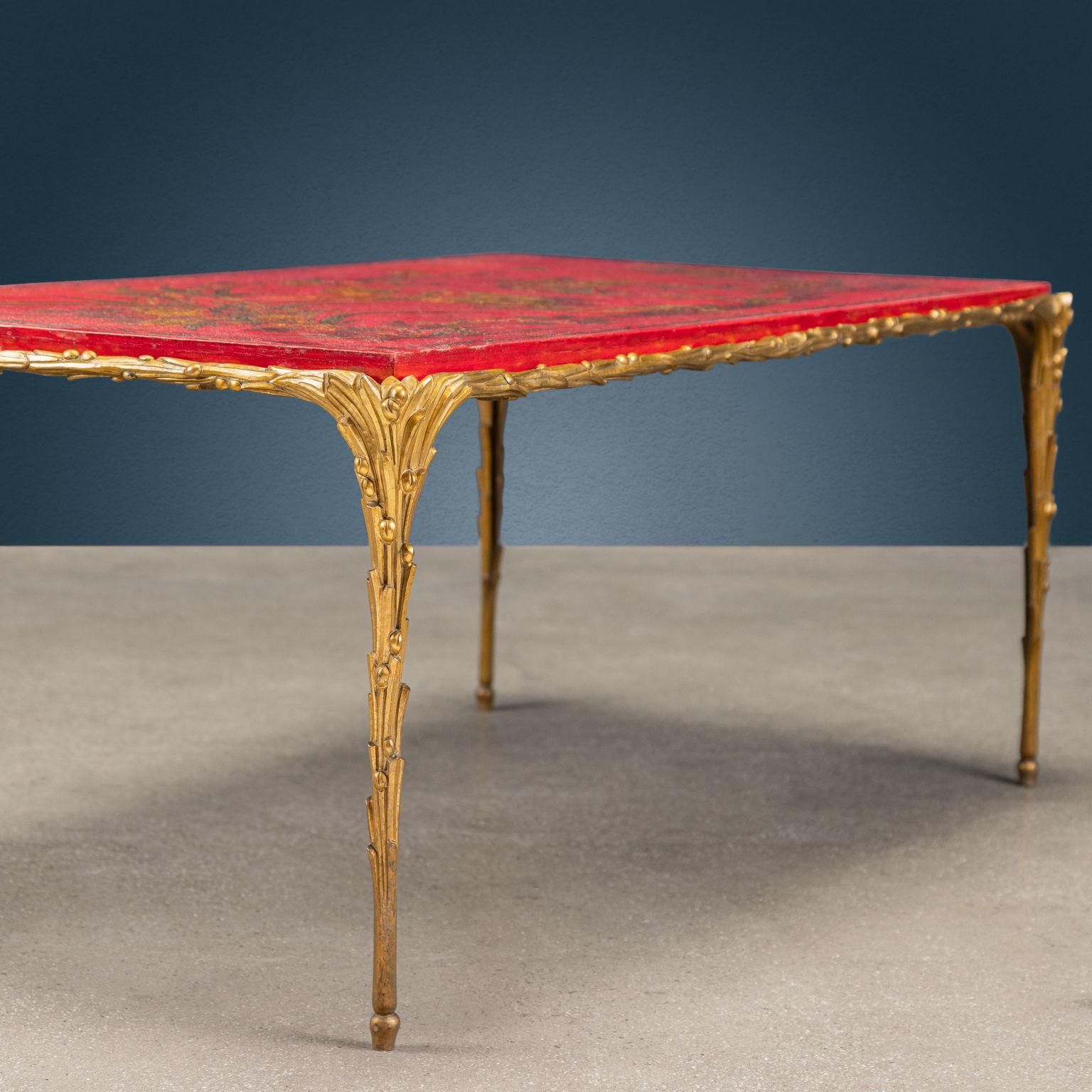 Bronze Table basse de la Maison Baguès, attribuée à. Paris, 1960 en vente