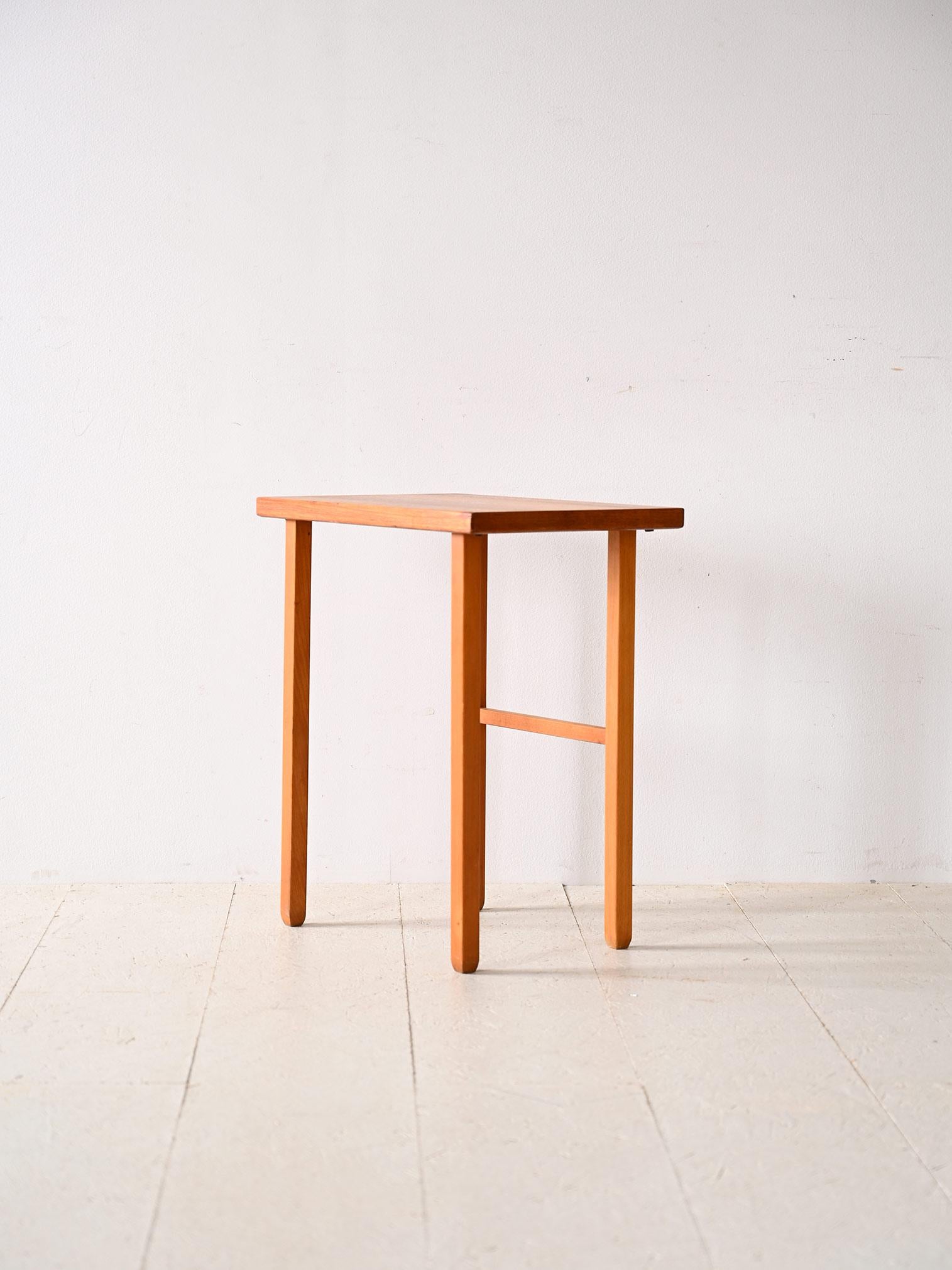 Scandinavian Minimal vintage teak coffee table For Sale