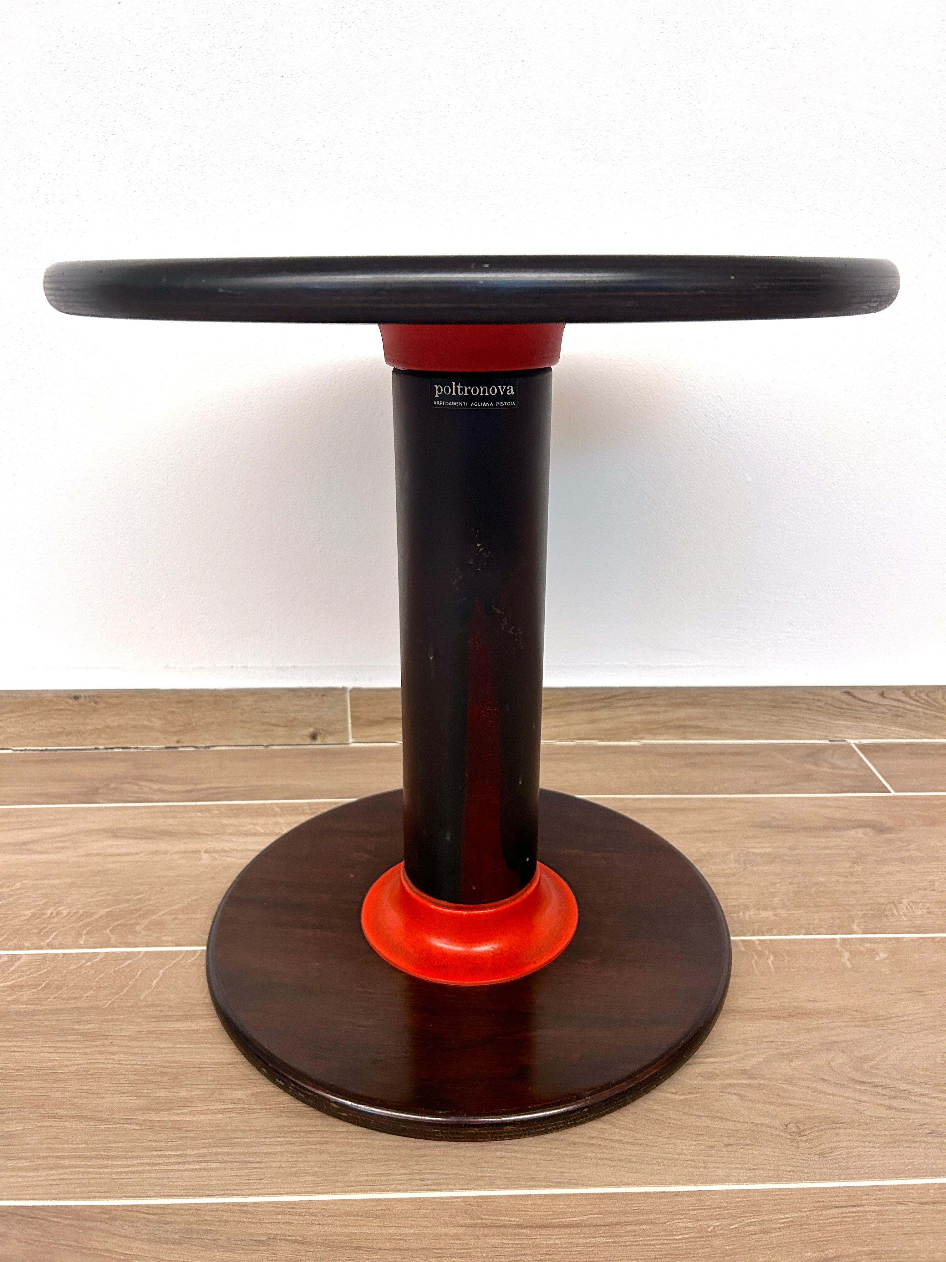 Side Table Mod. Rocchetto By Ettore Sottsass for Poltronova, 1964 For Sale 4