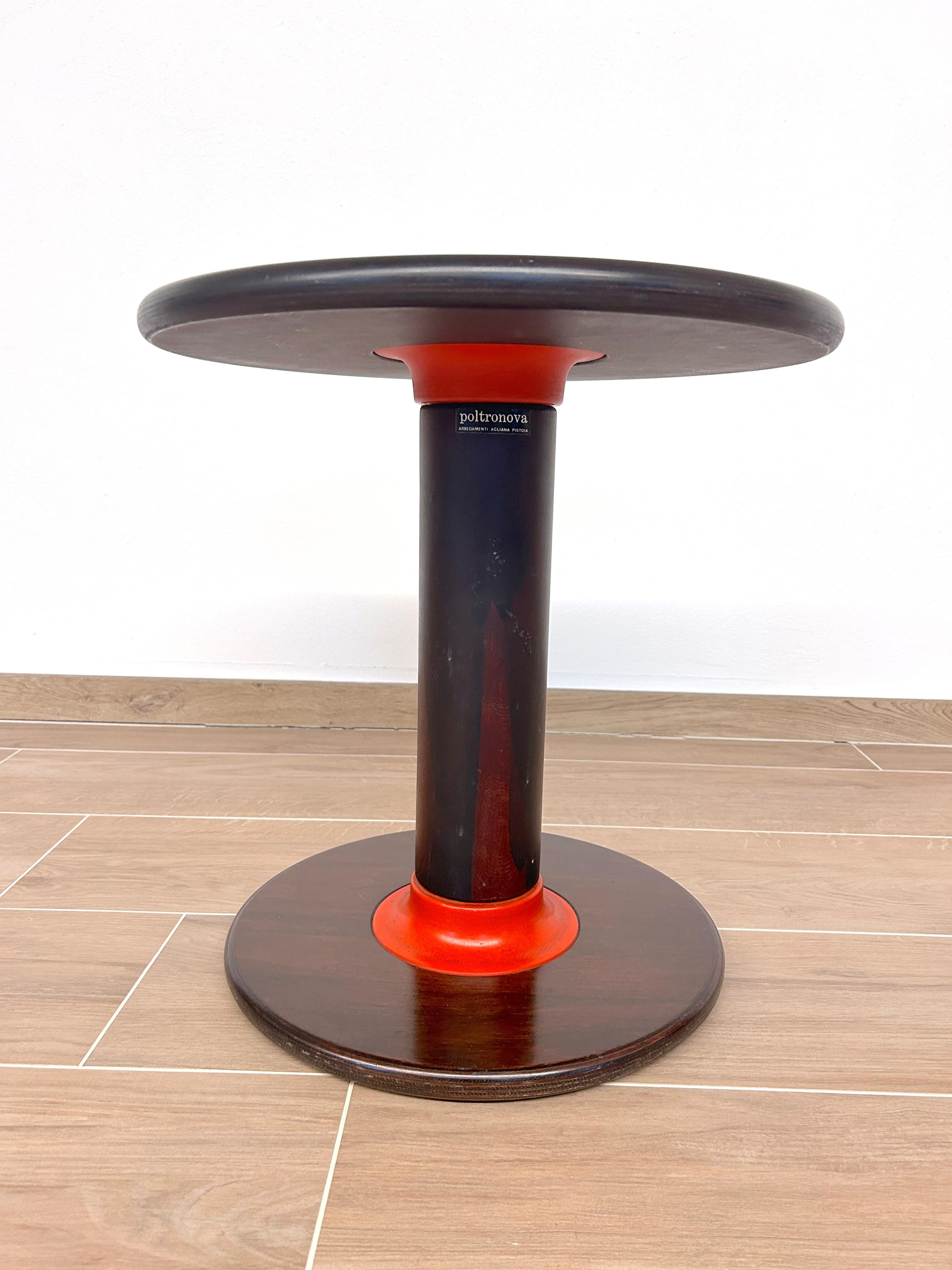 Side Table Mod. Rocchetto By Ettore Sottsass for Poltronova, 1964 In Good Condition For Sale In Rivoli, IT