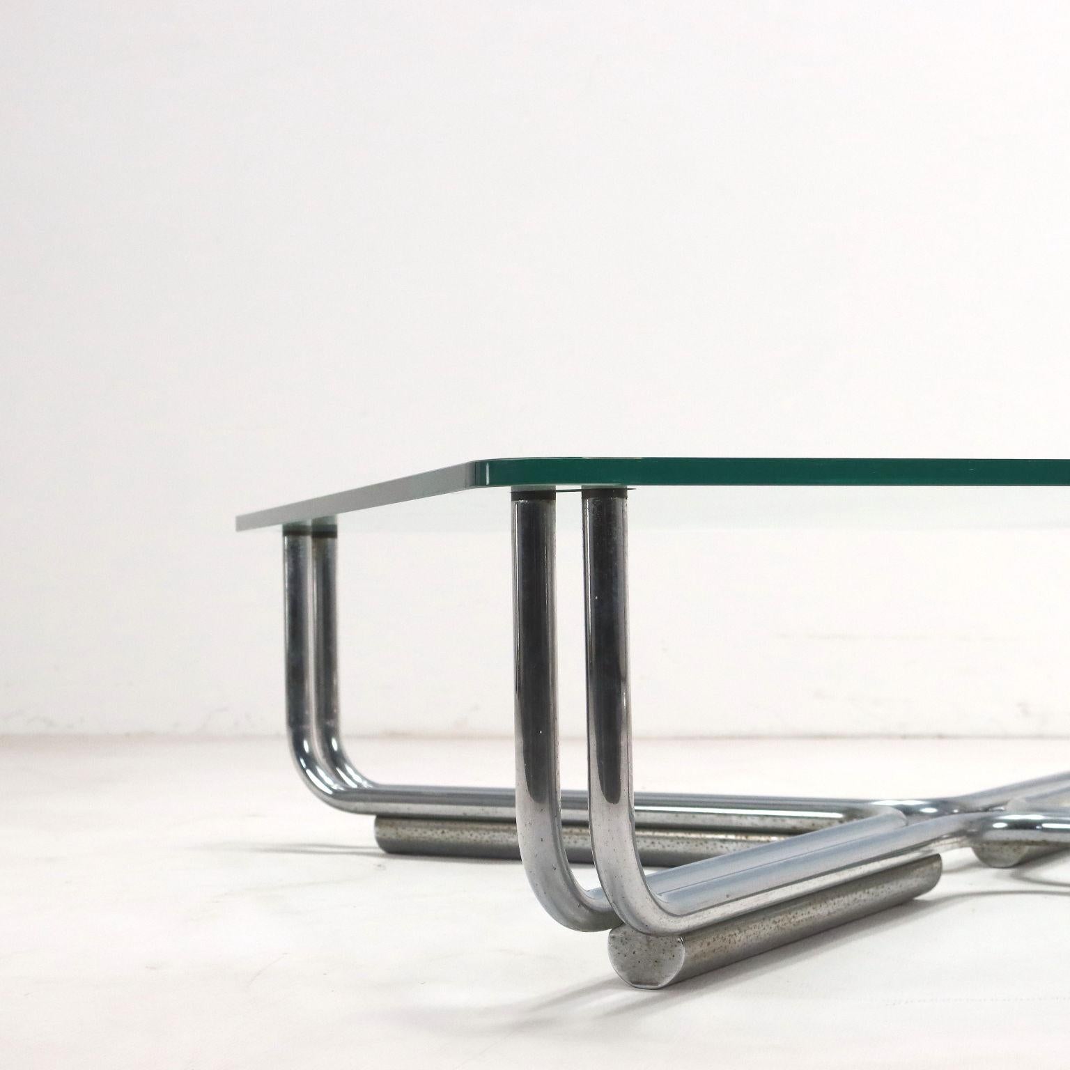 Italian Coffee table Model '784' by Gianfranco Frattini glass top
