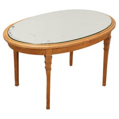 Oval coffee table 1950s