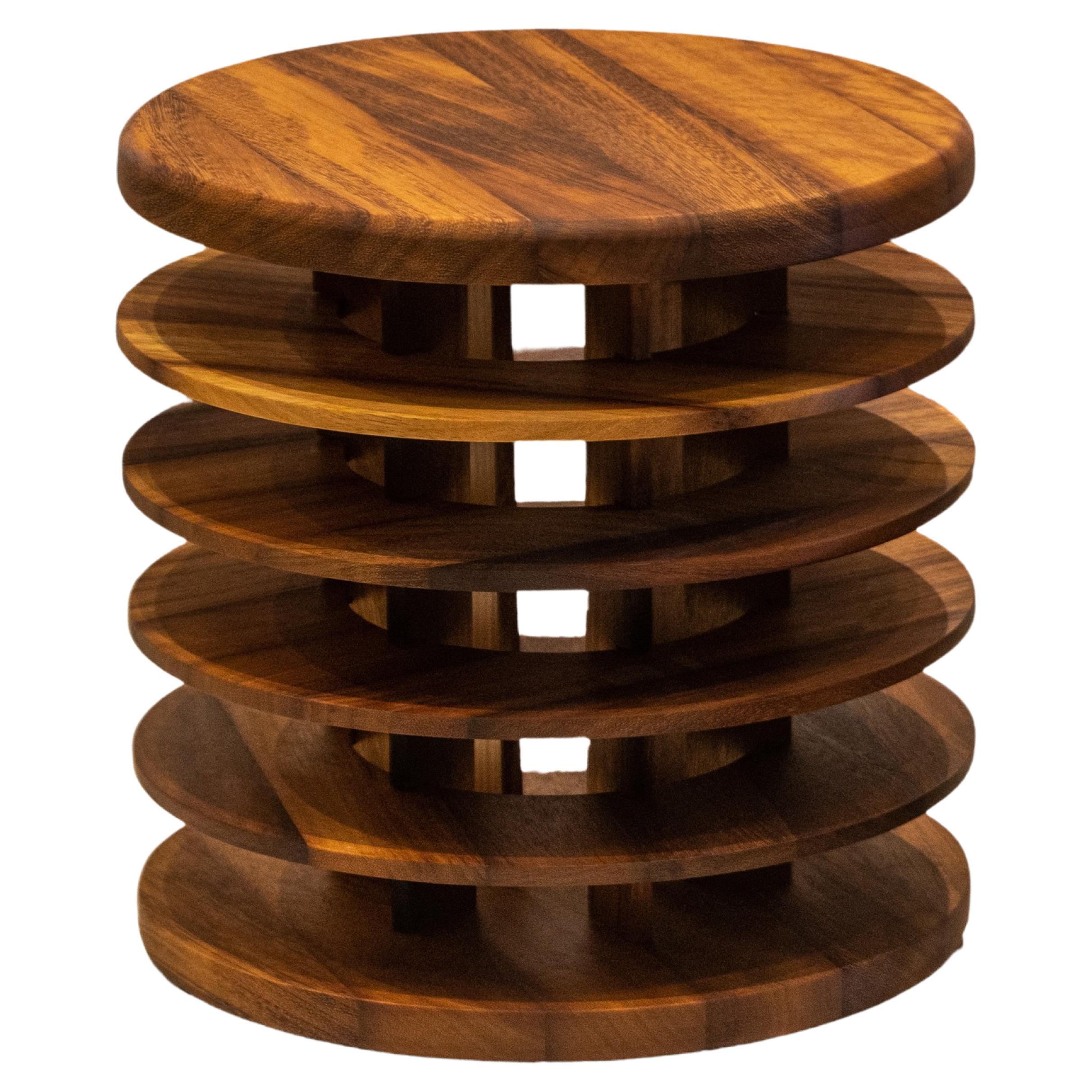 WONDERFUL small iroko coffee table. Indoor & Outdoor. By Legame Italia For Sale