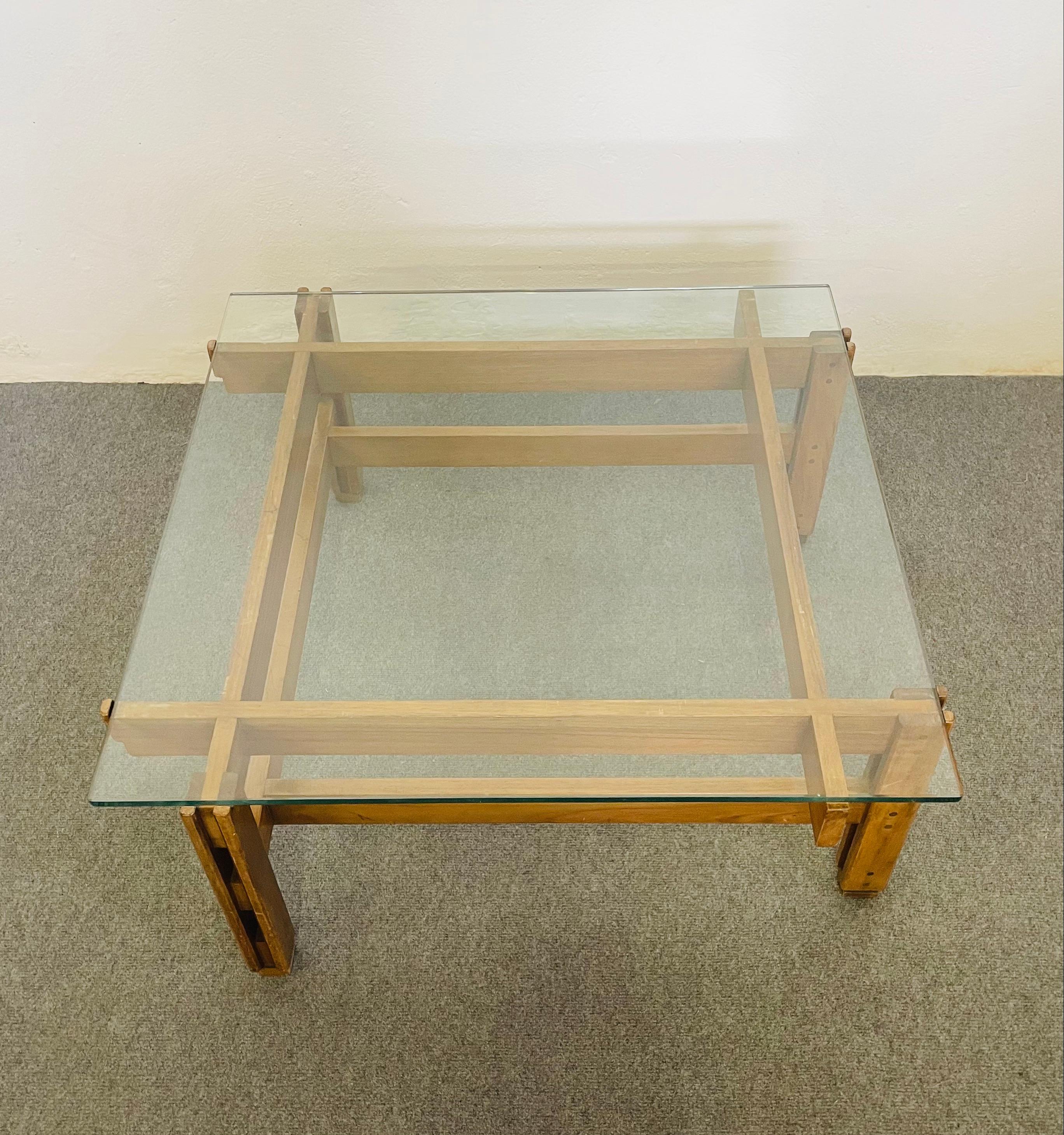 Quadratischer Couchtisch 751 von Ico Parisi für Cassina, 1960er Jahre (Moderne der Mitte des Jahrhunderts) im Angebot