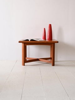 Square teak coffee table made in Denmark