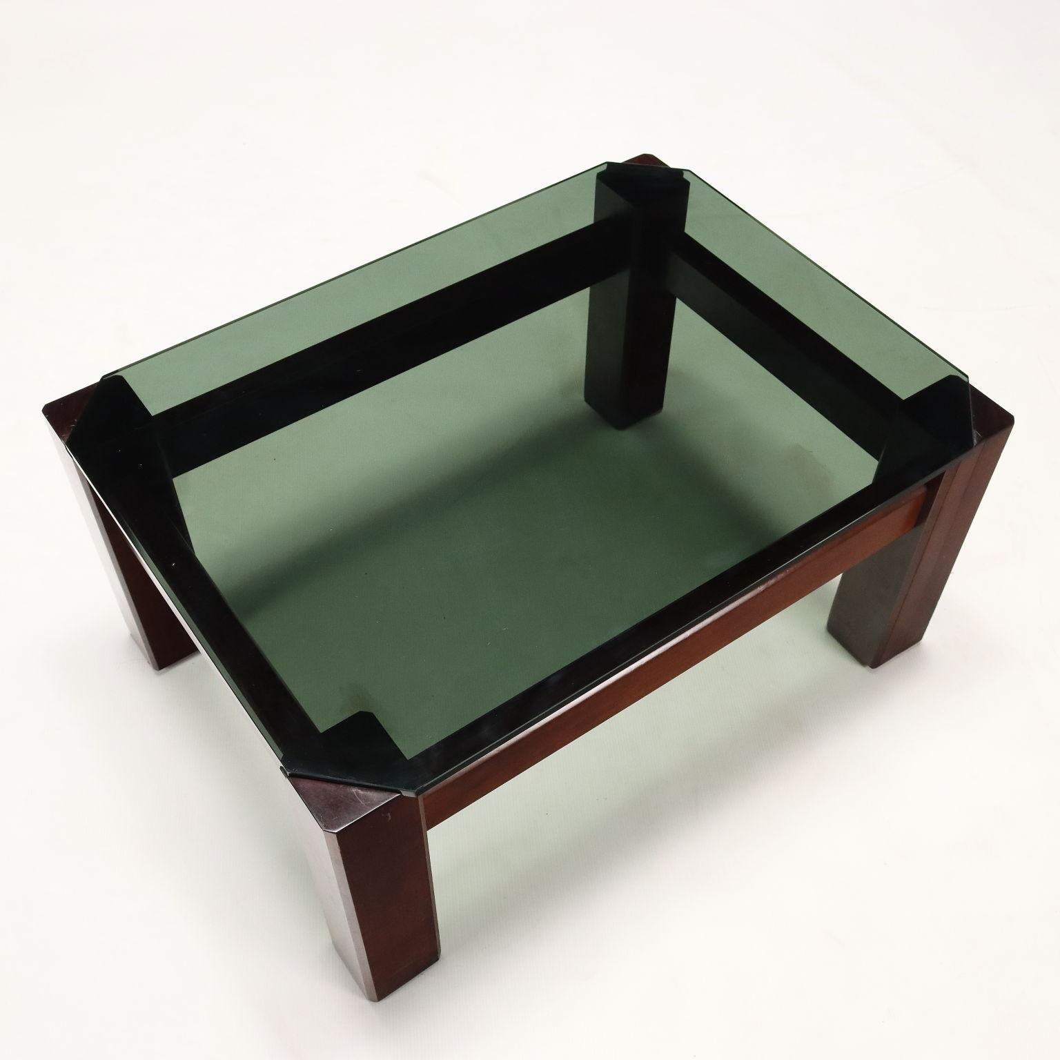 Rectangular coffee table 70s-80s In Good Condition For Sale In Milano, IT