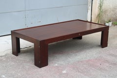 Cassina 1960 Afra & Tobia Scarpa Table basse rectangulaire minimale