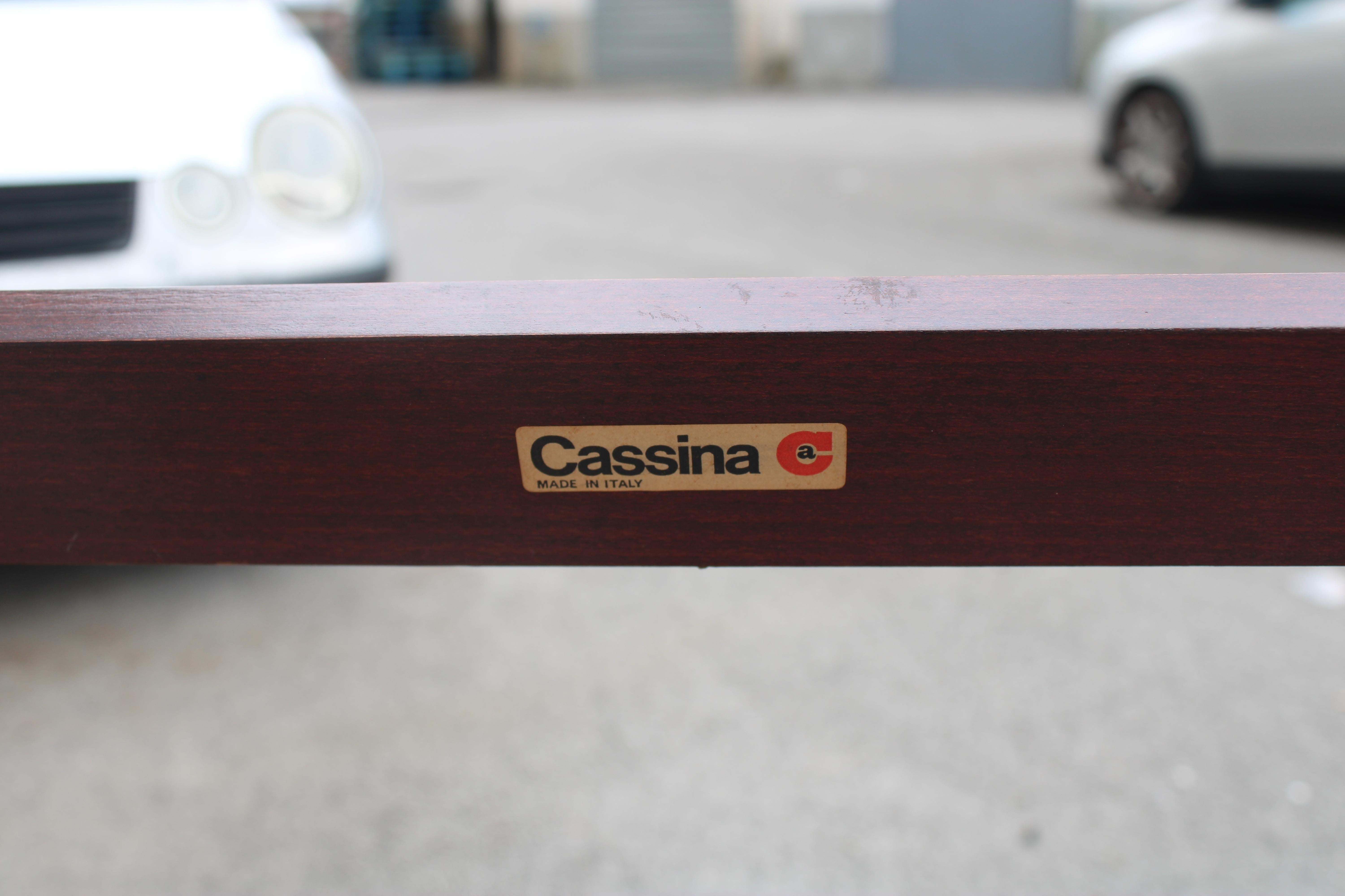 Tavolino Rettangolare Cassina 1960 Afra & Tobia Scarpa Minimale For Sale 2