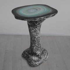 Green Resin Modern Living Room Coffee Table Handmade in Italy by Cupioli