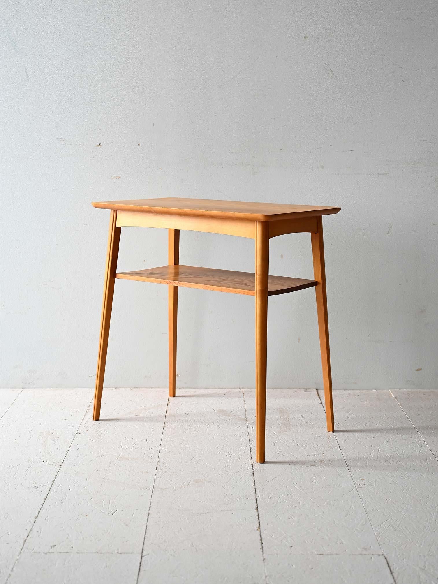 Scandinavian Modern Scandinavian 1960s solid pine coffee table For Sale