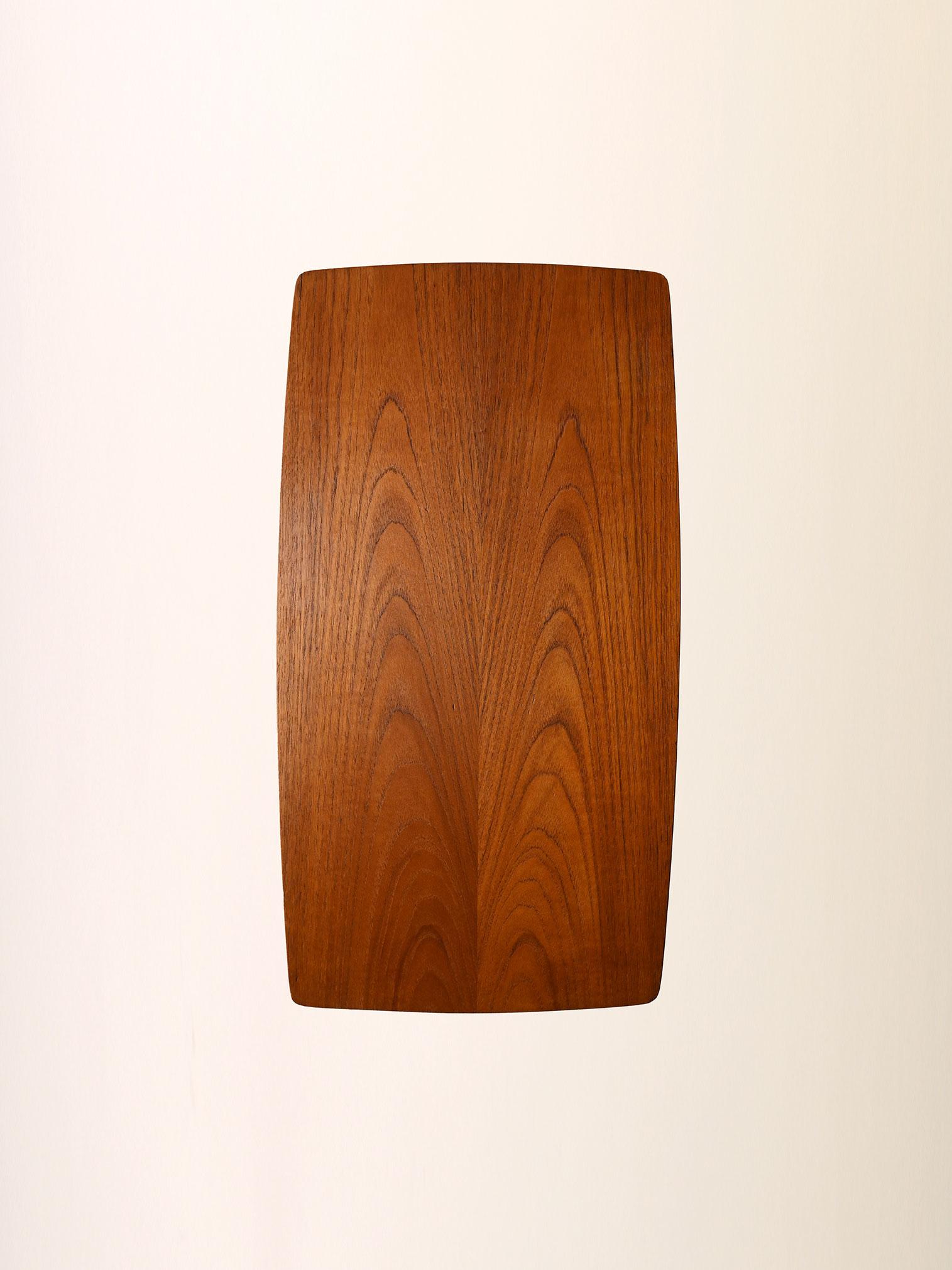 Mesa de centro escandinava de teca y haya de los años 60 Mid-20th Century en venta