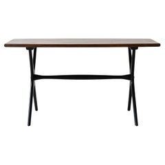 Scandinavian coffee table with black legs