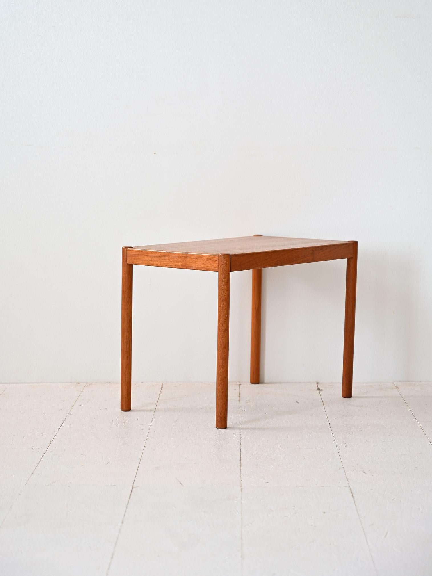 Scandinavian Modern Scandinavian coffee table in teak For Sale