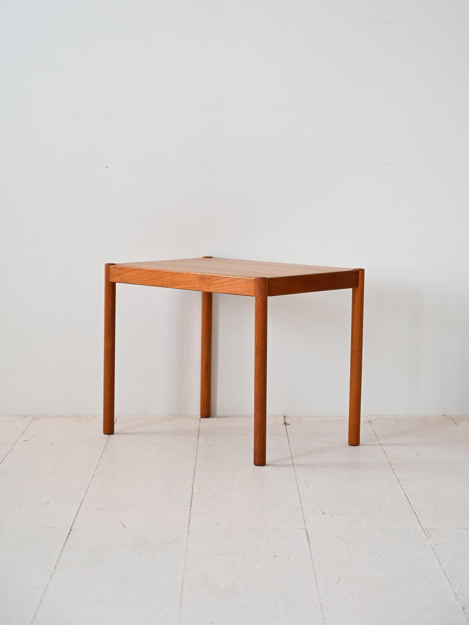Scandinavian coffee table in teak In Good Condition For Sale In Brescia, IT