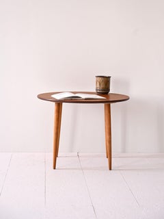 Table basse ronde scandinave
