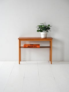 Scandinavian vintage 1950s beech and teak coffee table