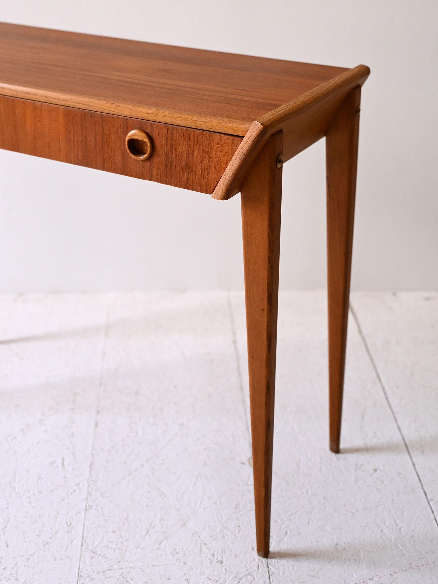 Teak Tavolino scandinavo vintage in teak anni ’60 For Sale