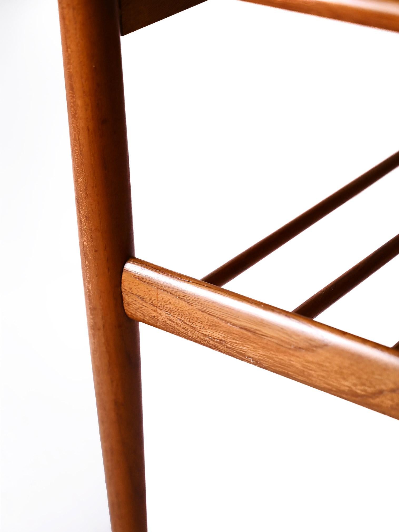 Teak Scandinavian vintage teak coffee table, design by Yngvar Sundström For Sale