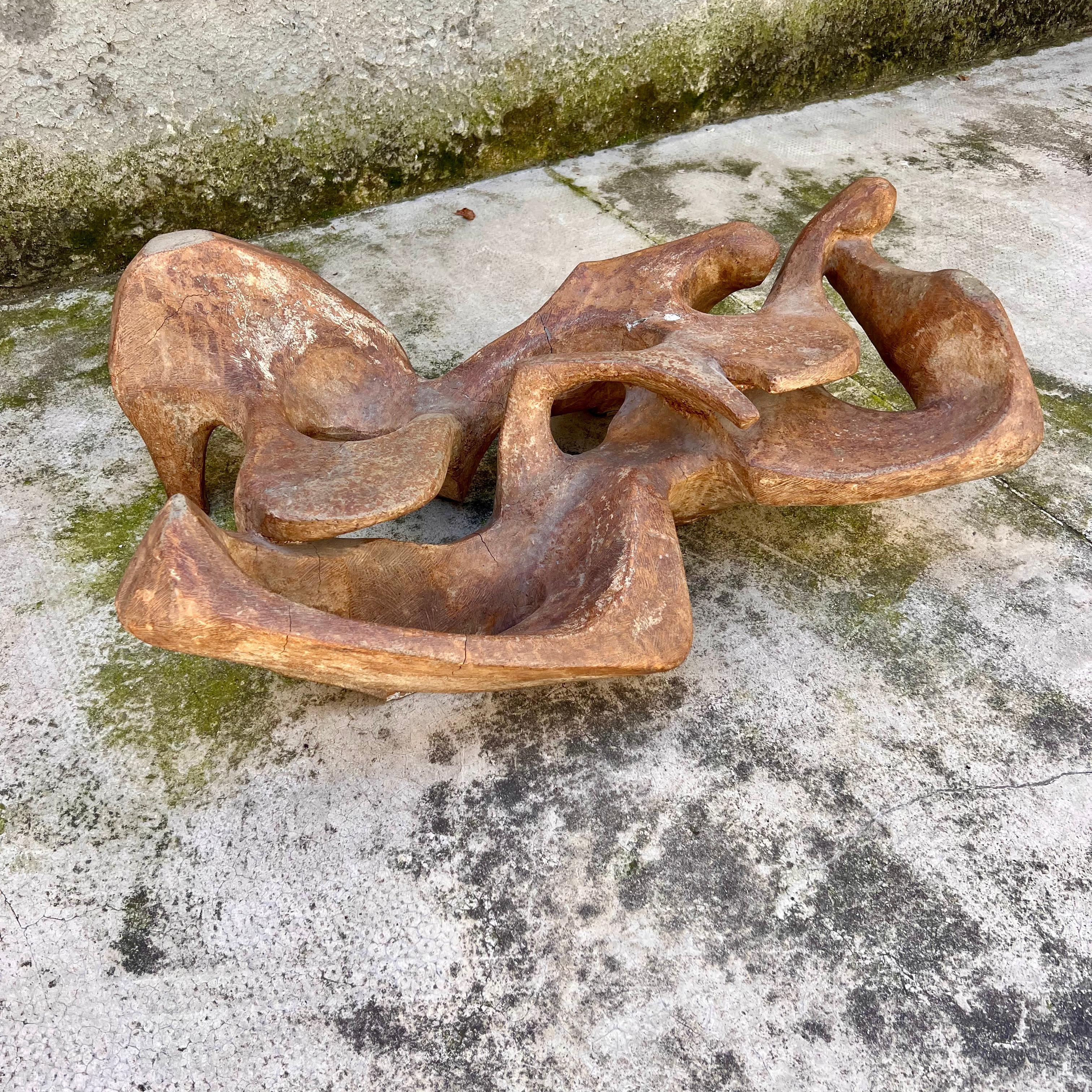 Tavolino Scultura nello stile di Henry Moore - Italia - Anni '50 4