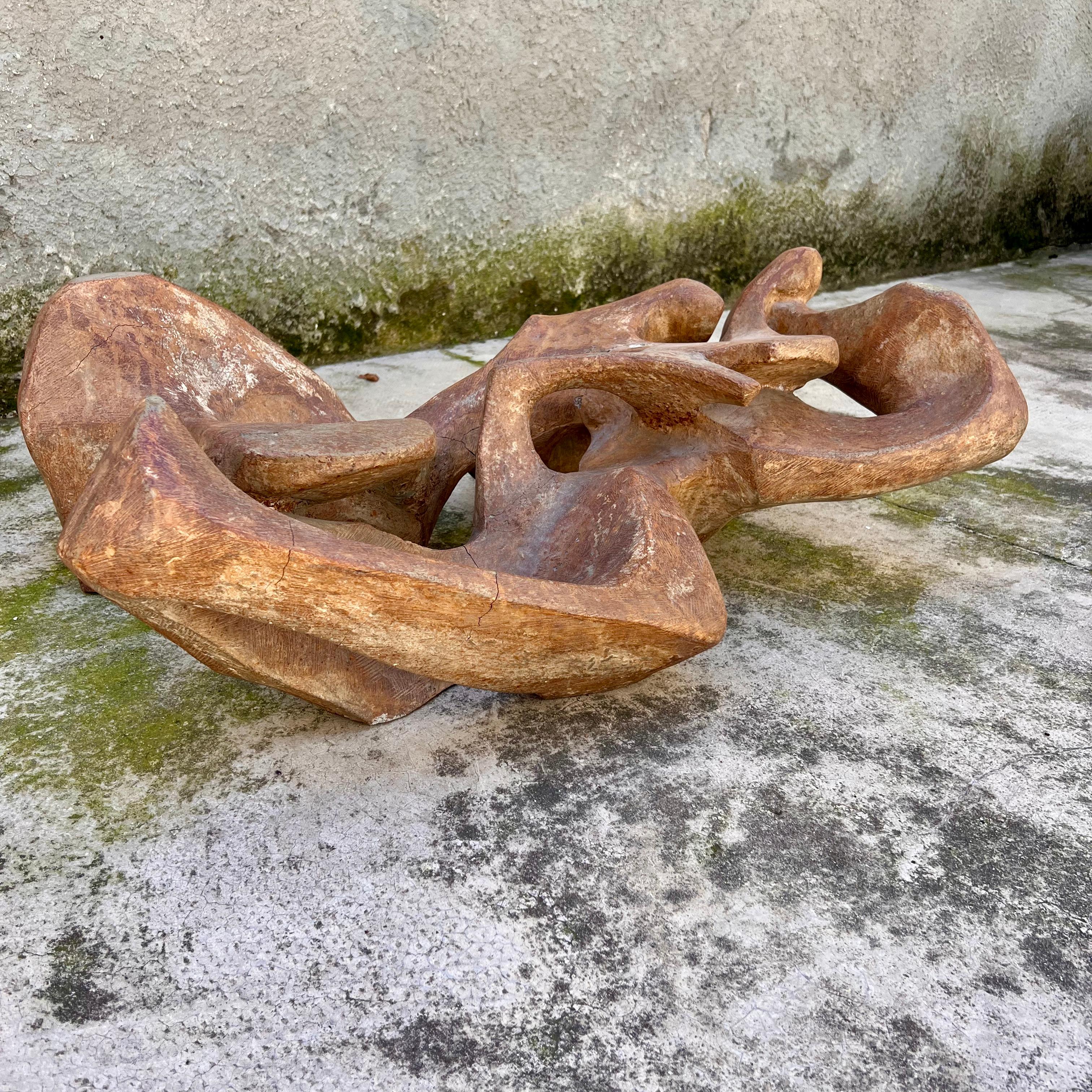 Tavolino Scultura nello stile di Henry Moore - Italia - Anni '50 5