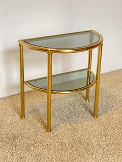 Semicircular coffee table of Italian design, 1970s