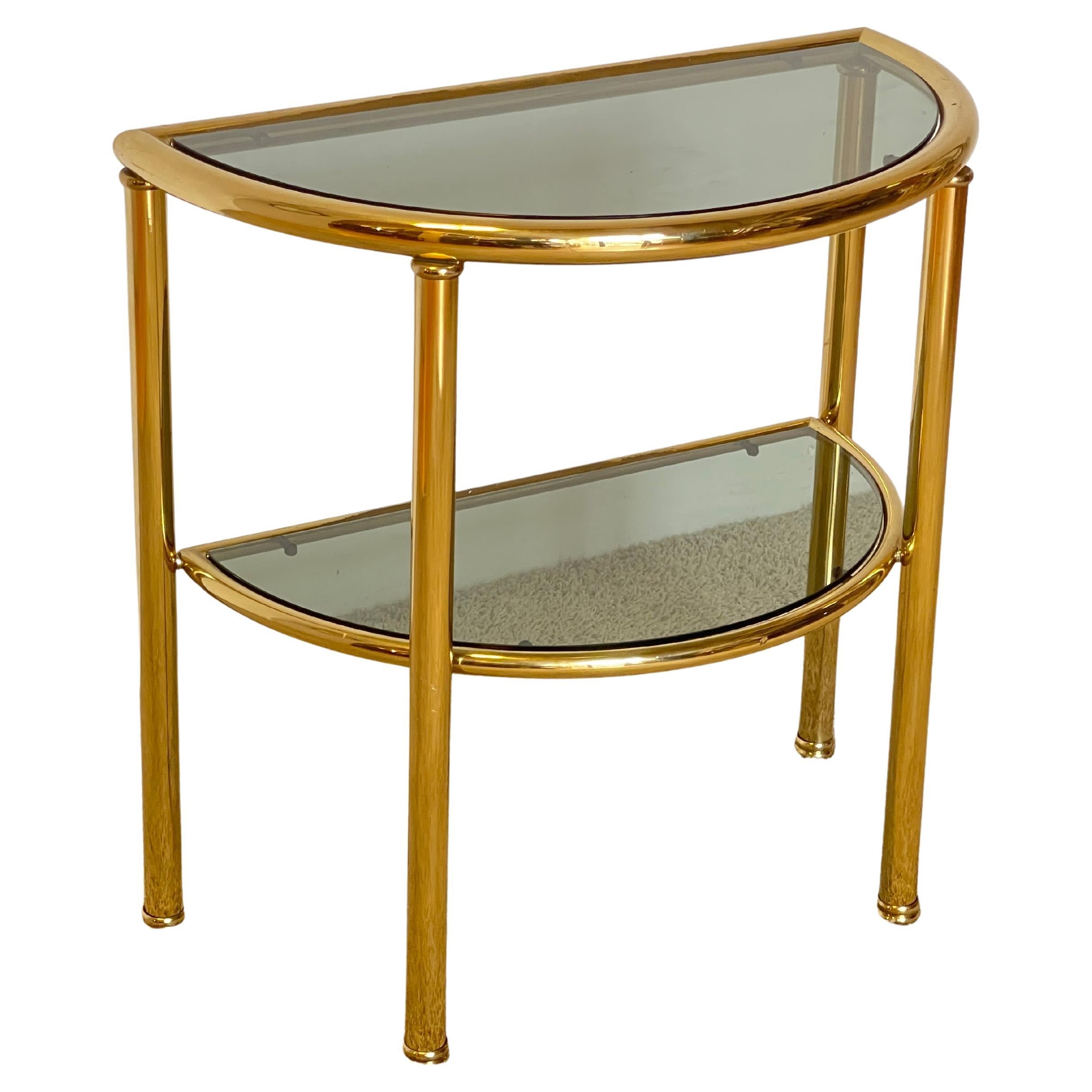 Table basse semi-circulaire de design italien, 1970 en vente