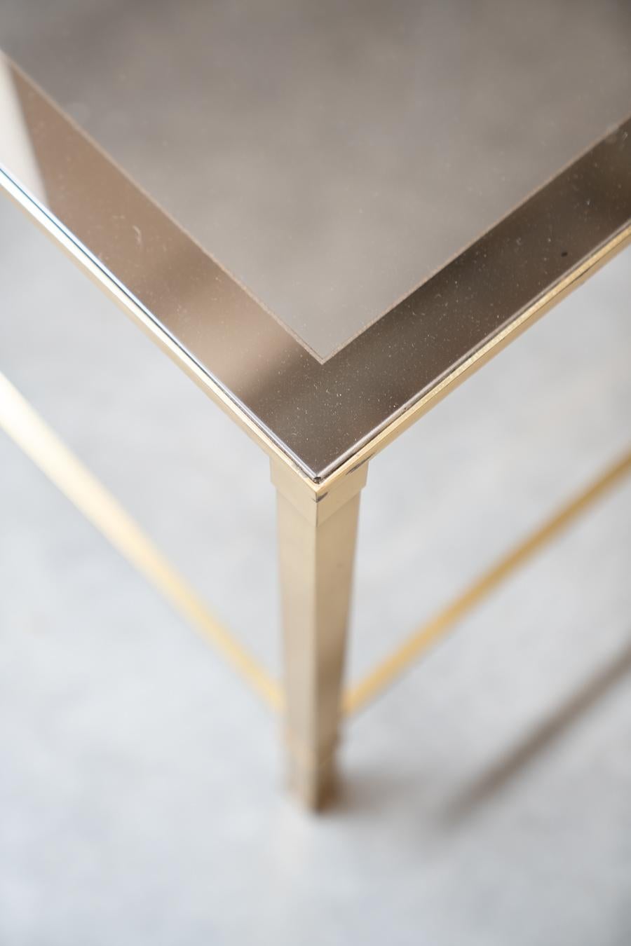 Guy Lefevre living room side table, France, 1970	 For Sale 1