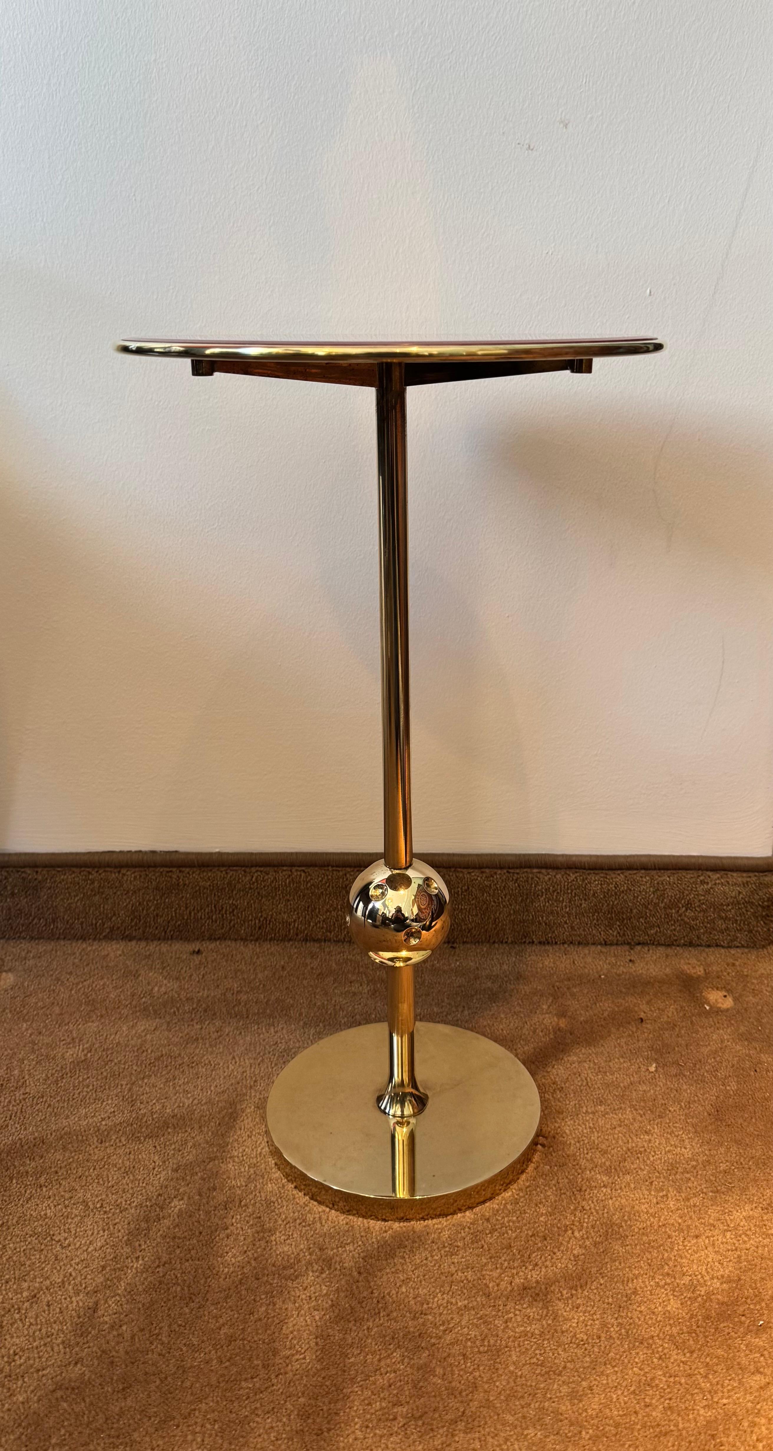 Laiton T1 Table basse Osvaldo Borsani Tecno 1950 en vente