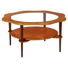 Tavolino tondo Anni 60 Manifattura Nordeuropea