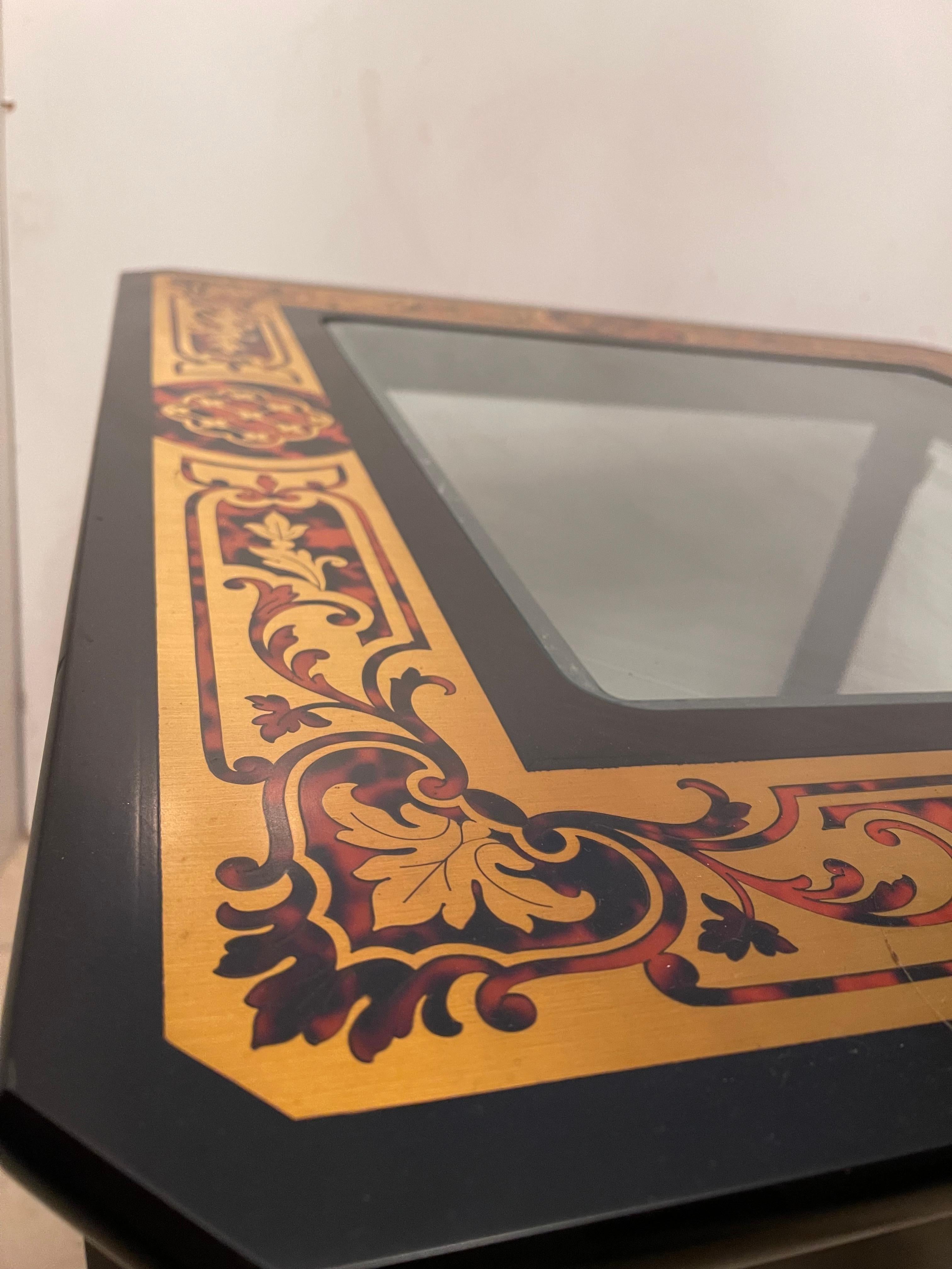 Tavolino Versailles mit Intarsio di ottone Charles boulle im Zustand „Hervorragend“ im Angebot in Cantù, IT