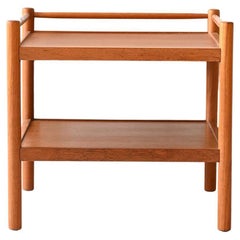 Vintage coffee table with double shelf