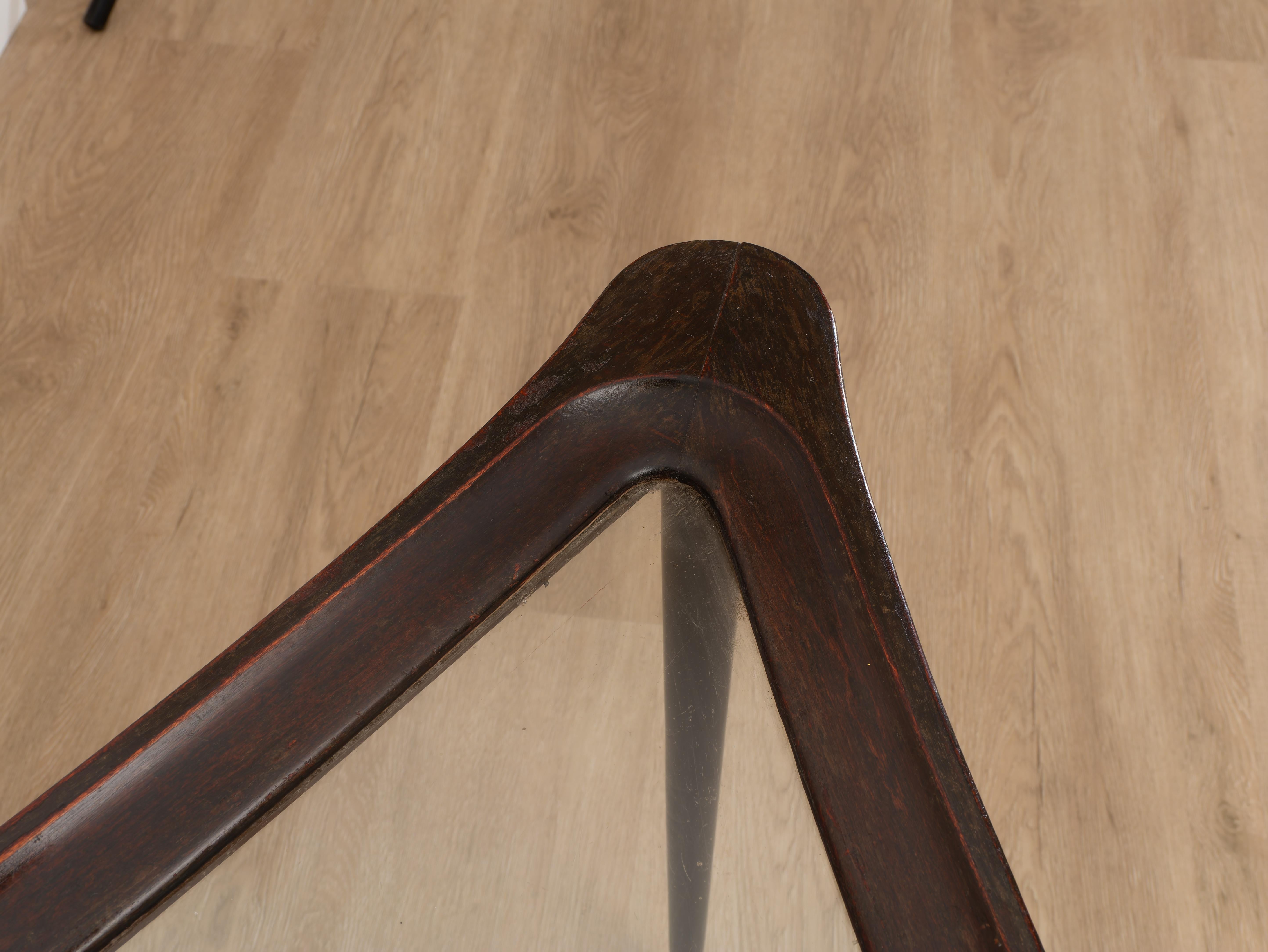 Mid-20th Century Vintage coffee table for living room in the style of Osvaldo Borsani, 1940s For Sale