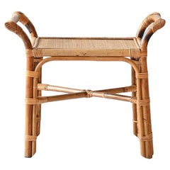 Vintage rattan coffee table