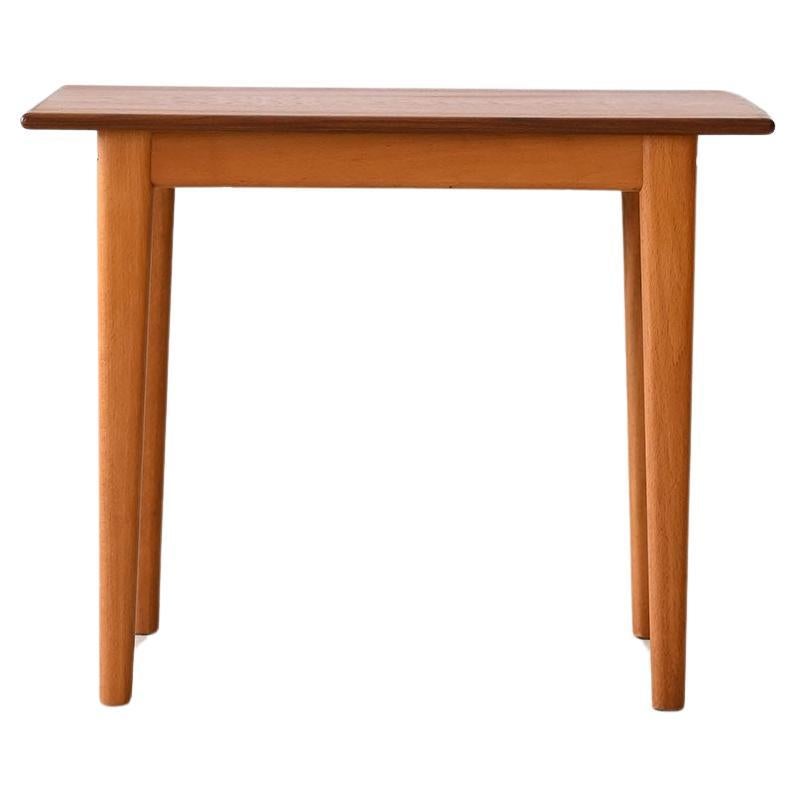 Vintage Teak End Table For Sale